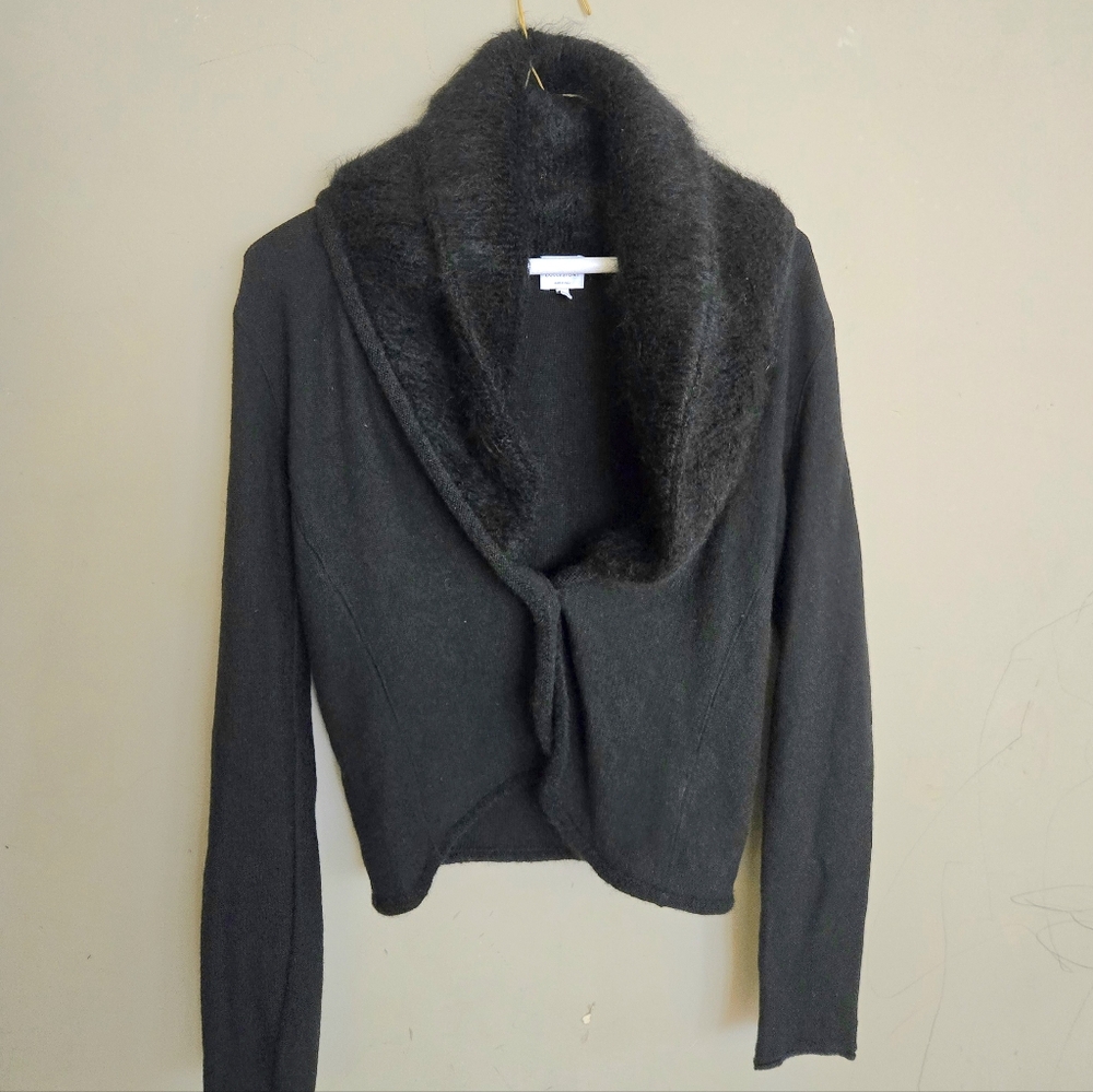 Armani Collezioni Black Knit Cardigan